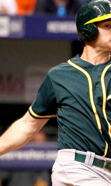 A's Jaso still out with concussion, headed back to Oakland for rest
